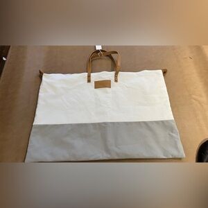 Two-Tone Canvas Tote Bag